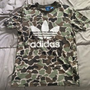 Men’s Adidas Camo T-Shirt, Size M